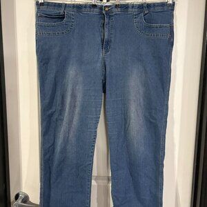 Cato Women’s Blue Jeans Size 26W Straight Leg Classic Denim
